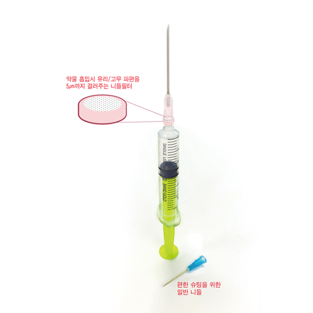 BANDGOLD Needle Filter Syringe (Exchangeable) Image